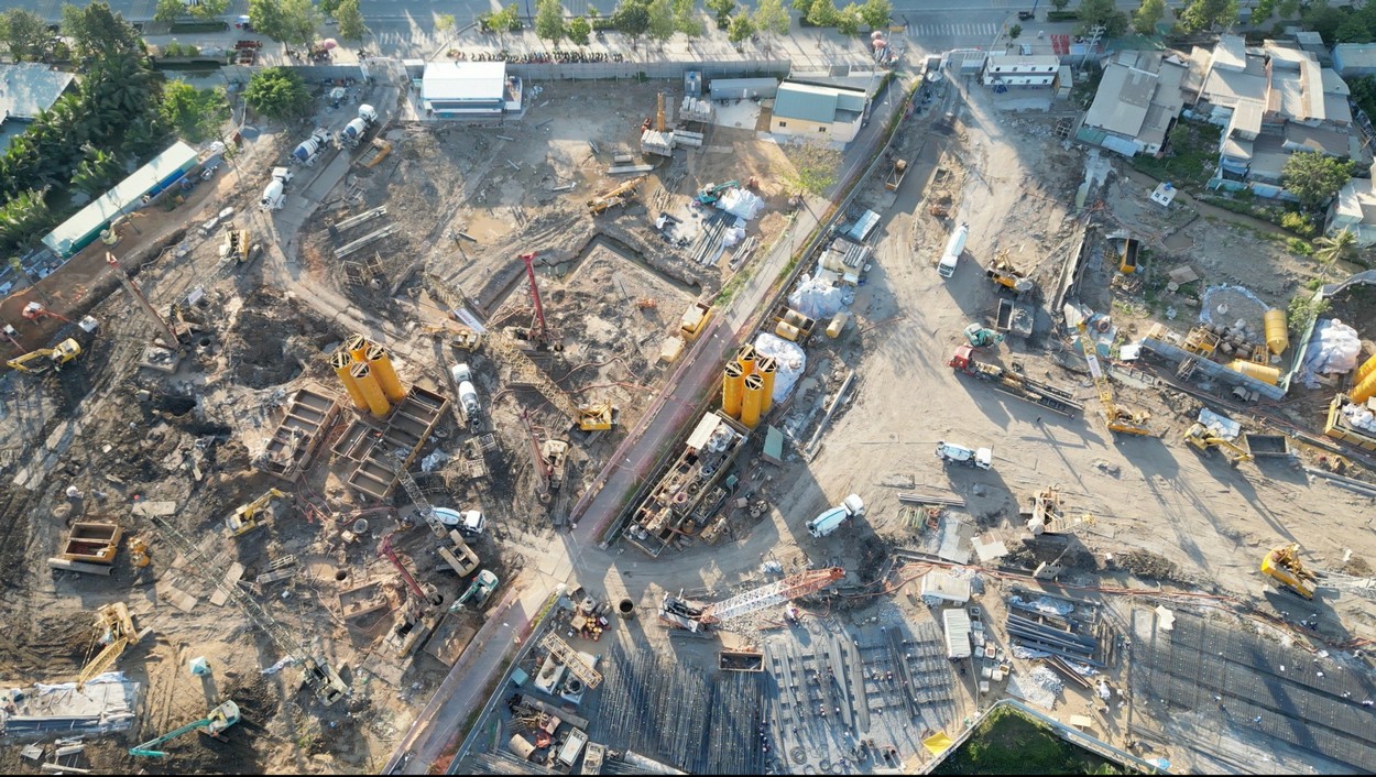 Tiến độ xây dựng căn hộ Eaton Park Gamuda Land tháng 02/2024