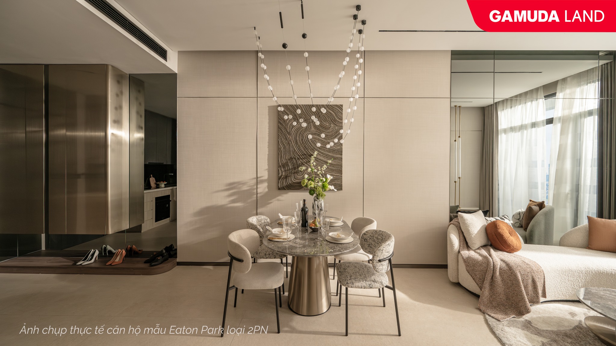 Góc nhìn khu vực bàn ăn