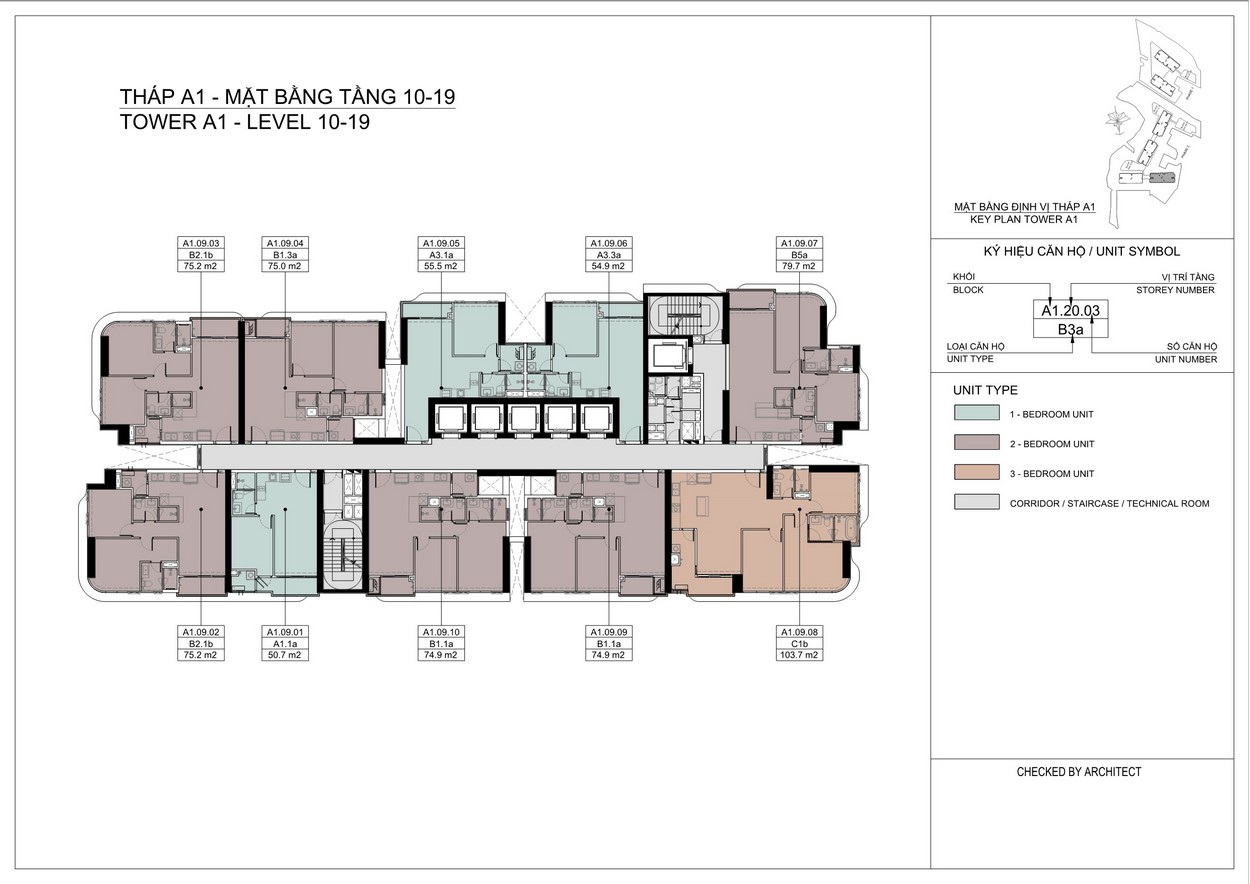 mặt bằng căn hộ eaton park tháp Alpine